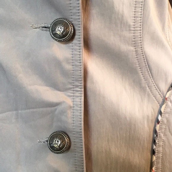 3-Bottom Front Nova Check Print Trim Blazer - Picture 3 of 8